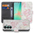 Samsung Galaxy A27 bookcase Lovely Flowers, voorkant met gesloten klep