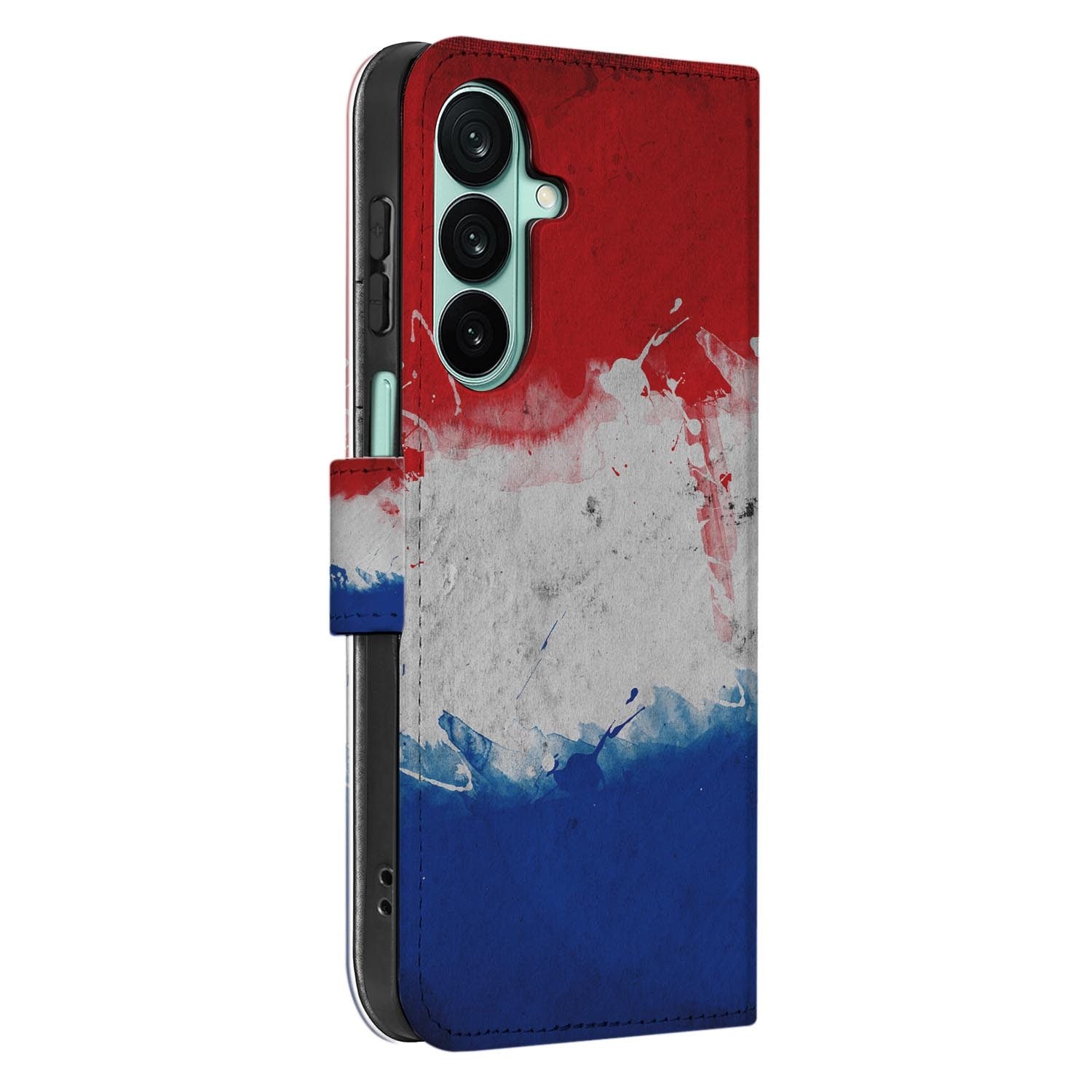Samsung Galaxy A27 bookcase Nederland, detail van het stiksel