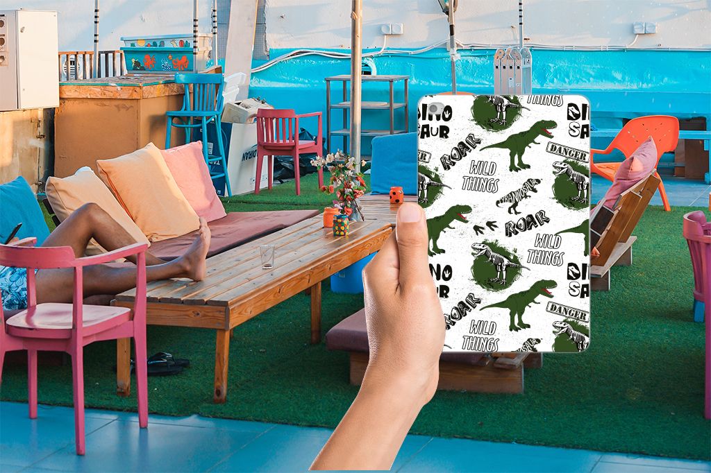 Back Case voor Apple iPad Mini 4 | Mini 5 (2019) Dinosaurus - B2C Telecom