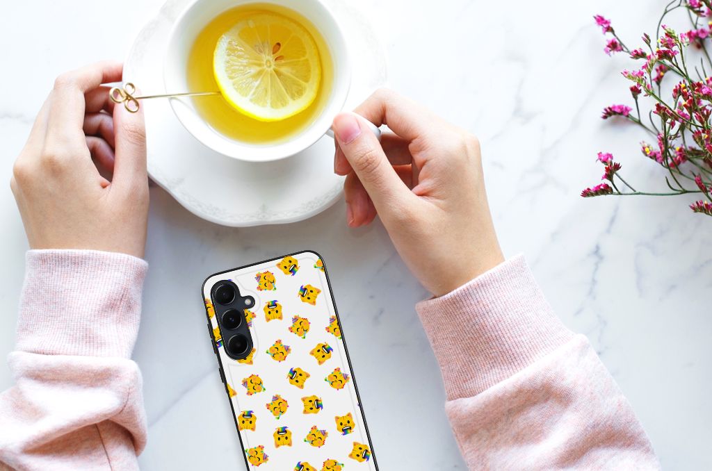 Back Case voor Samsung Galaxy A55 Katten Emojis B2C Telecom