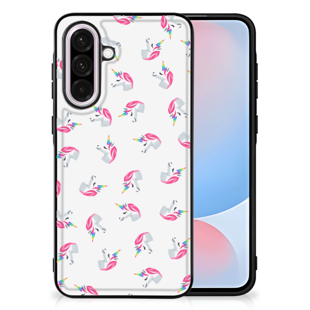 Samsung Galaxy A56 Back Case Unicorns ontwerp voorzijde