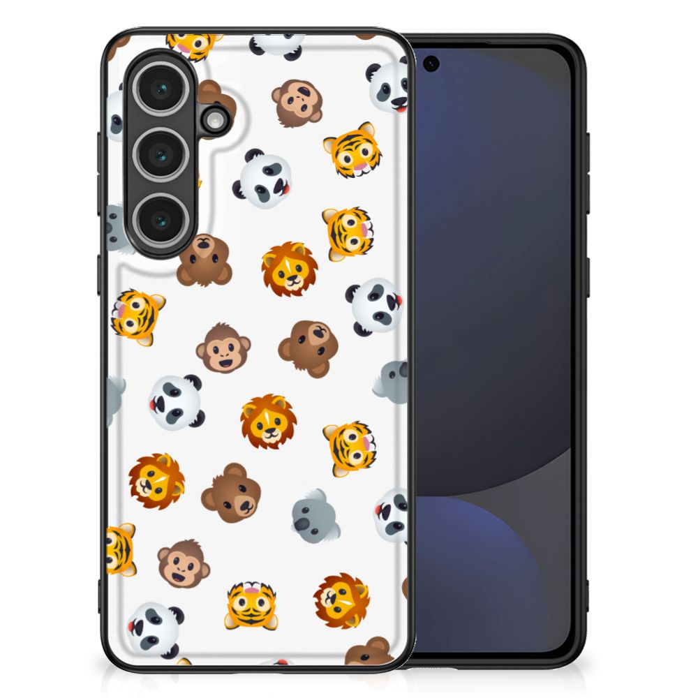 Samsung Galaxy S24 FE Back Case voor Samsung Galaxy S24 FE Dieren Emojis design dieren emojis aanzicht