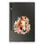 Back Case voor Samsung Galaxy Tab S9 Plus Paard met een prachtige paardenafbeelding en bloemen.
