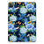 Back Case voor iPad Pro 11 (2024) IJsvogel bloemen blauw design achterkant