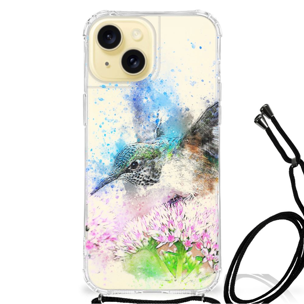 Apple iPhone 15 Back Cover Vogel aanzicht