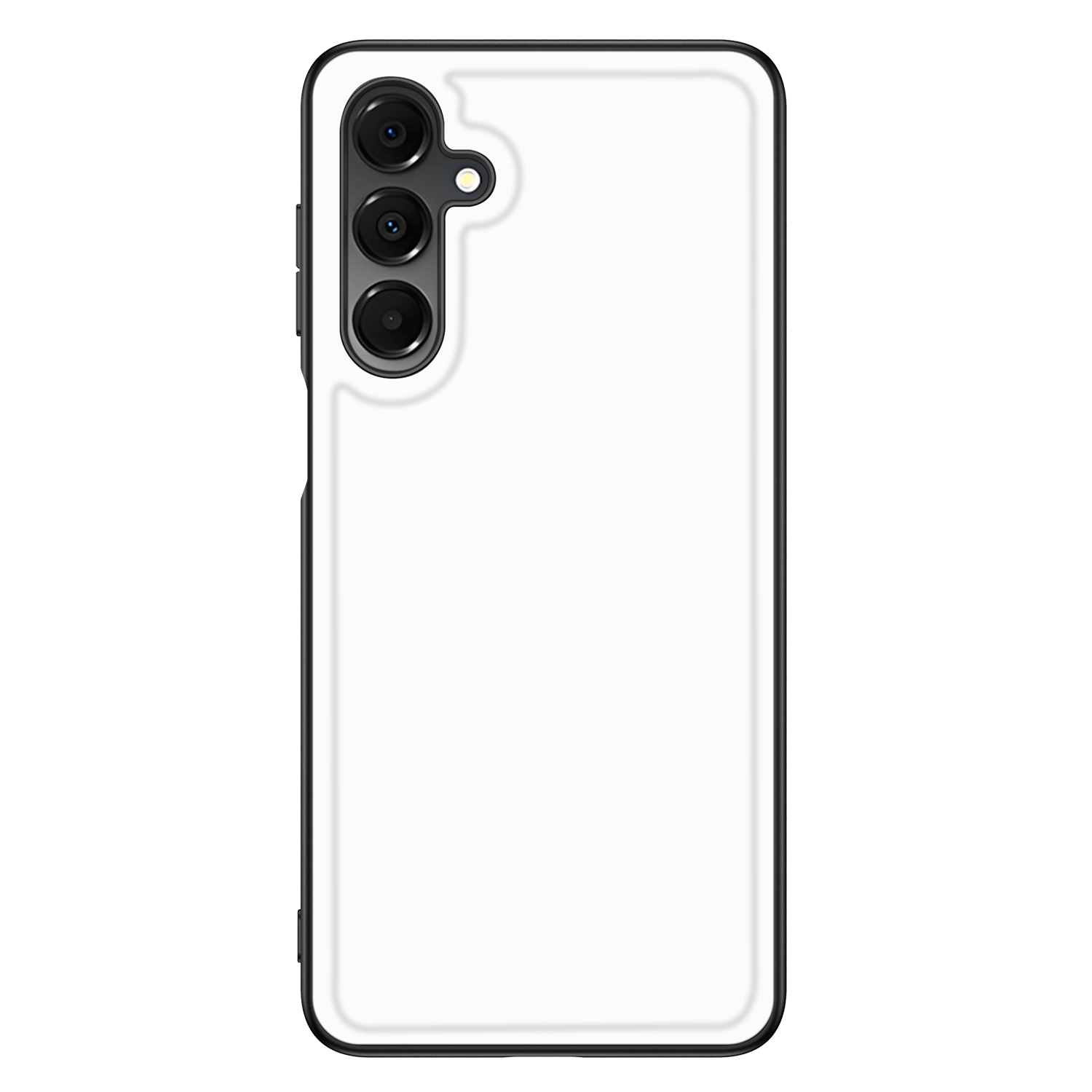 Samsung Galaxy A16 5G/4G Back Cover Hoesje Zwart Wit achterkant
