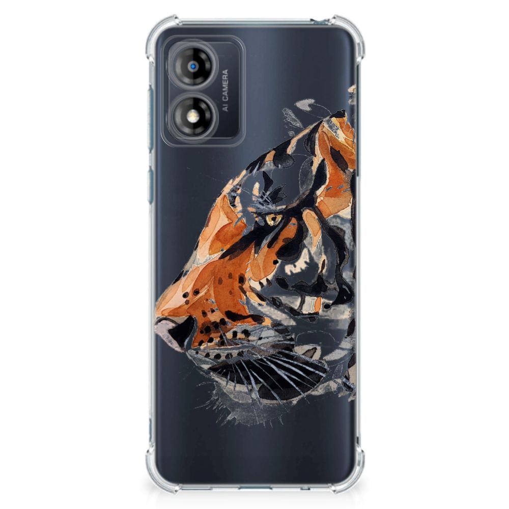 Back Cover Motorola Moto E13 Watercolor Tiger B2C Telecom
