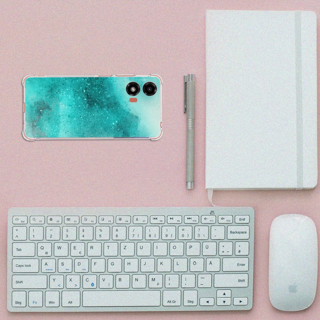 Back Cover Motorola Moto G24 | G24 Power | G04 Painting Blue B2C Telecom