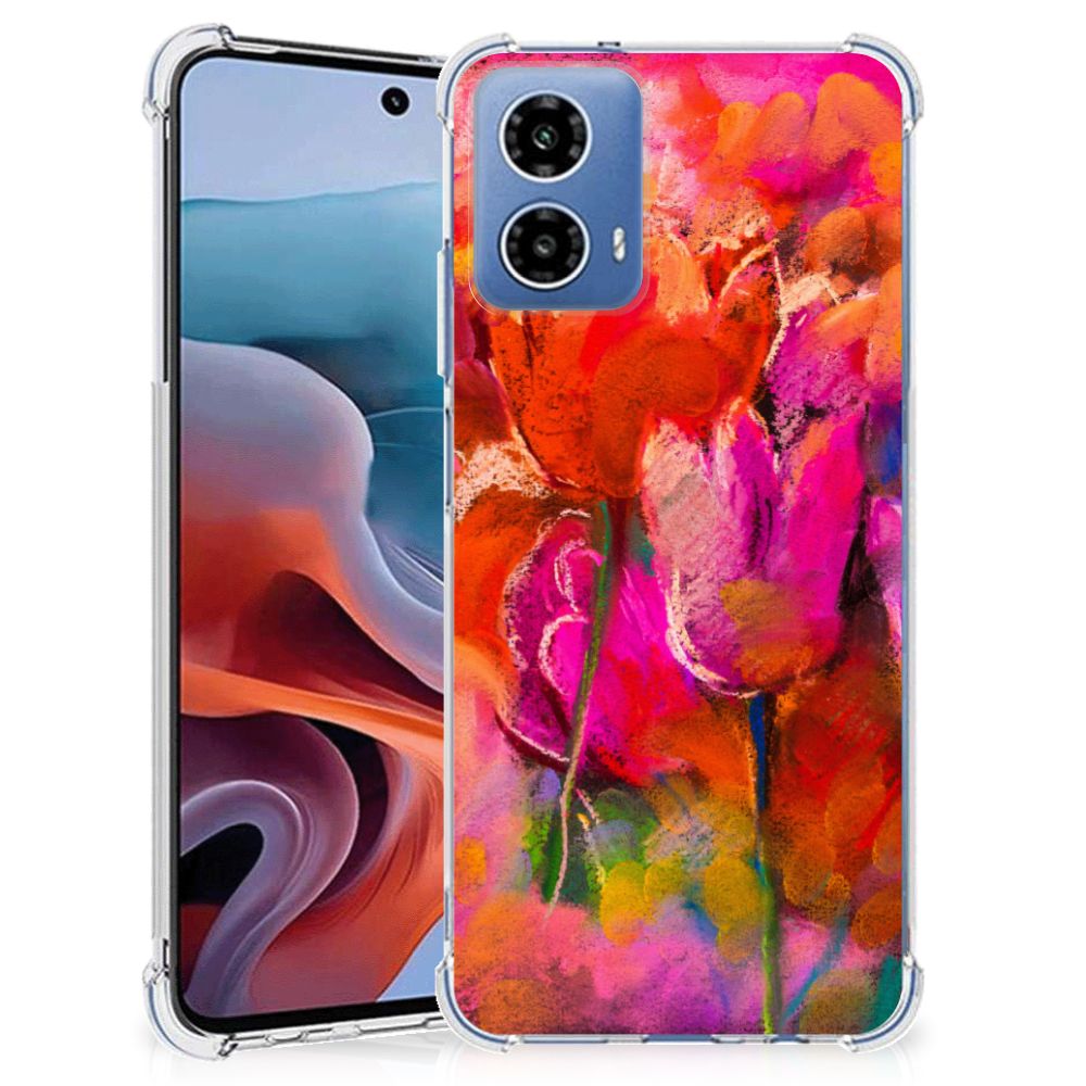 Back Cover Motorola Moto G34 Tulips B2C Telecom