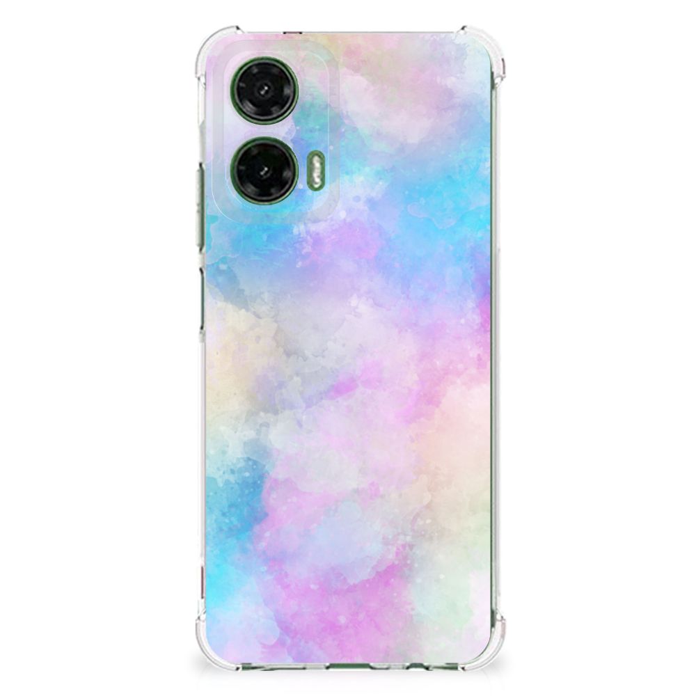 Motorola Moto G35 Back Cover Watercolor Light achteraanzicht