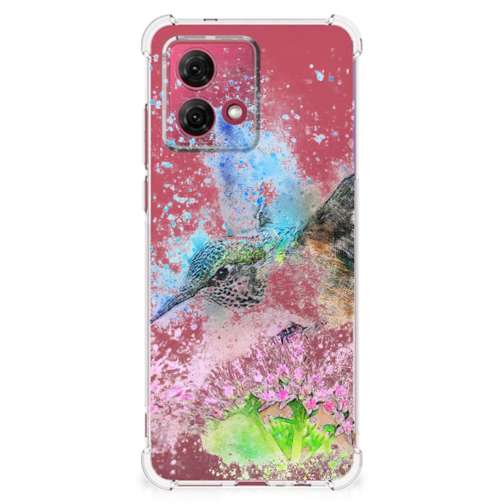 Back Cover Motorola Moto G84 Vogel design achterkant
