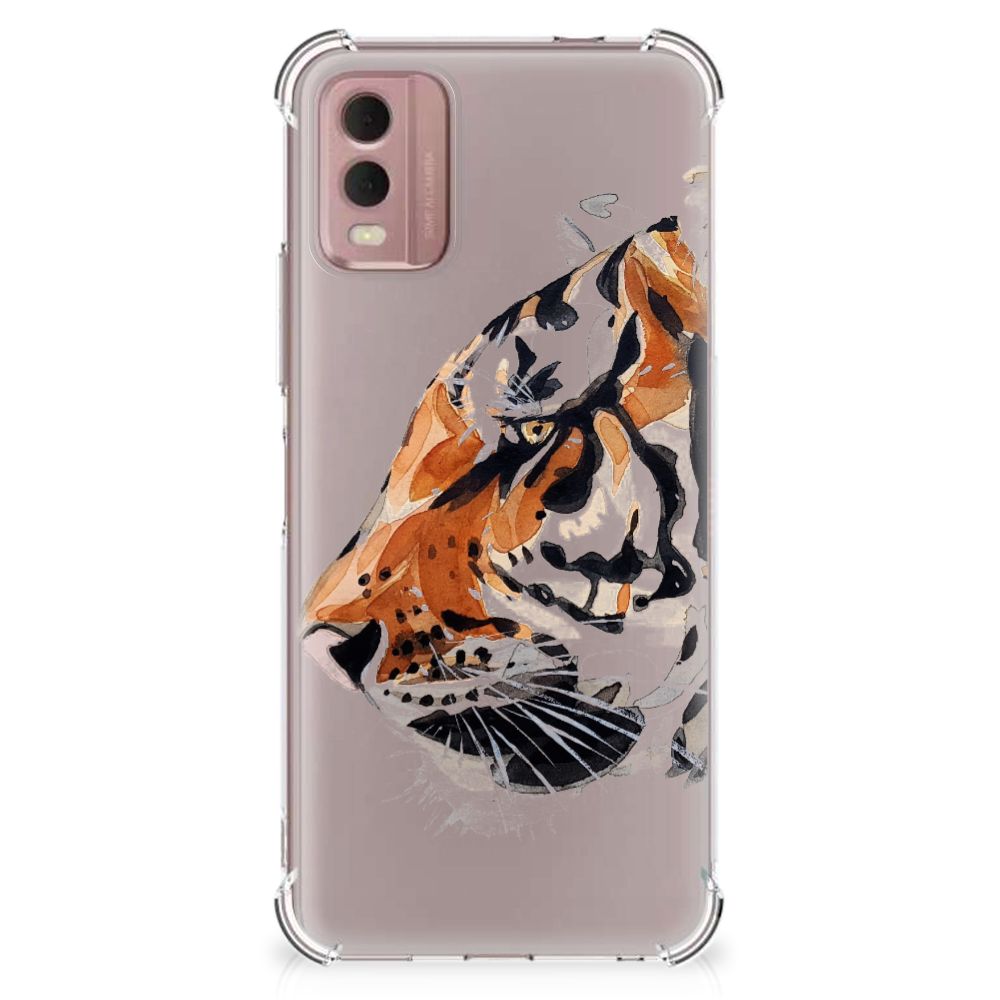 Back Cover Nokia C32 Watercolor Tiger B2C Telecom