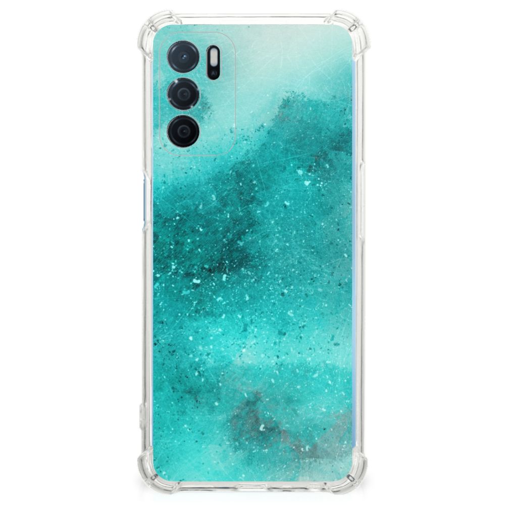 Back Cover OPPO A16 | A16s | A54s Painting Blue B2C Telecom