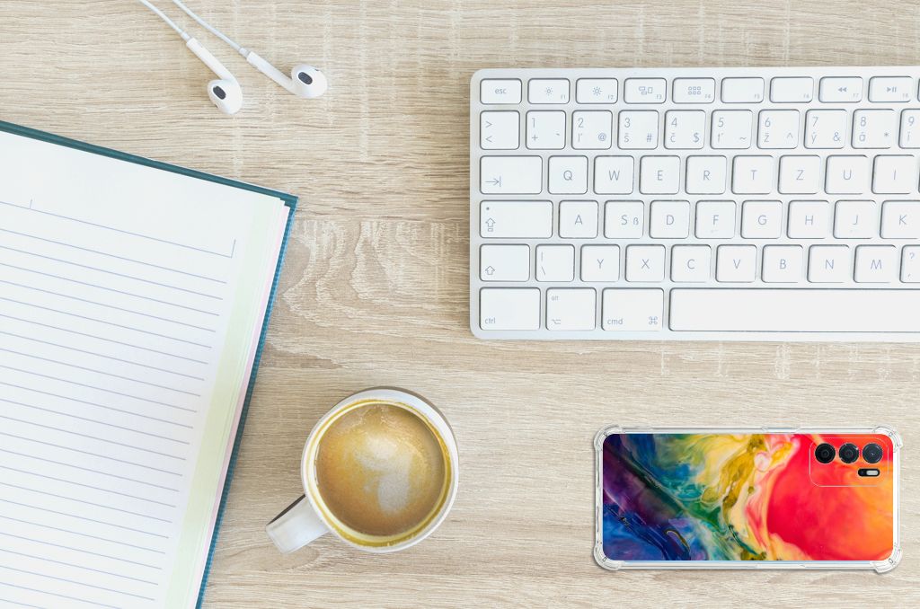 Back Cover OPPO A16 | A16s | A54s Watercolor Dark B2C Telecom