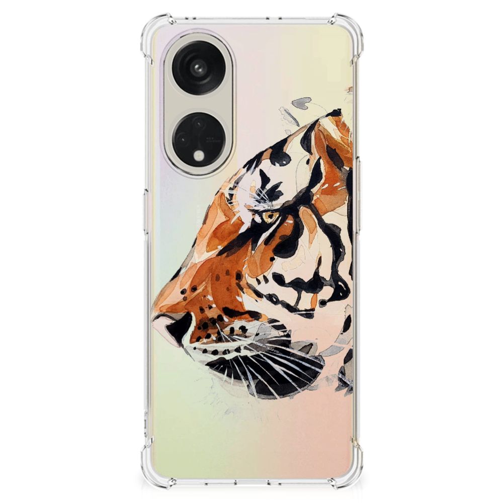 Back Cover OPPO A98 Watercolor Tiger B2C Telecom