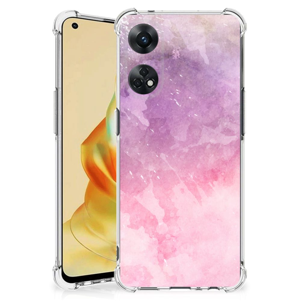 Back Cover OPPO Reno8 T 4G Pink Purple Paint B2C Telecom