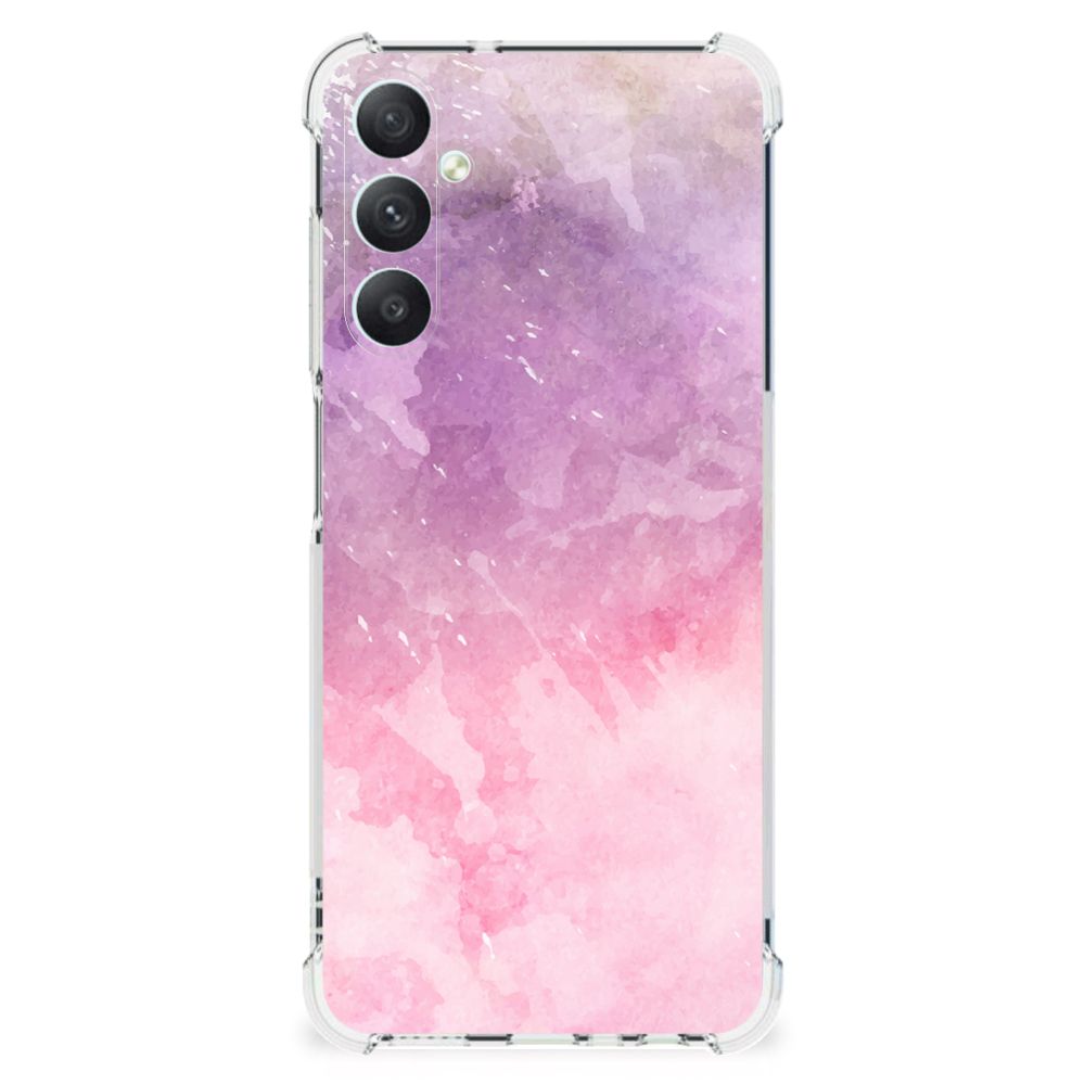 Samsung Galaxy A05s Back Cover Pink Purple Paint achteraanzicht