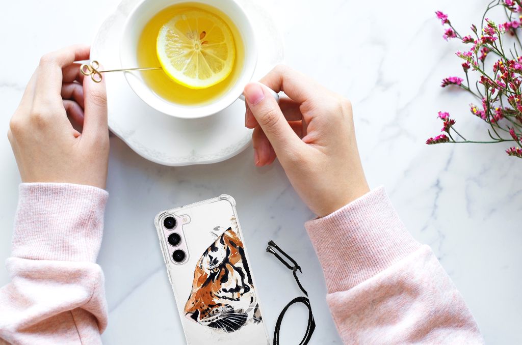 Back Cover Samsung Galaxy S23 Watercolor Tiger B2C Telecom
