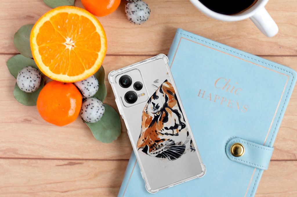 Back Cover Xiaomi Redmi Note 12 Pro Plus Watercolor Tiger B2C Telecom