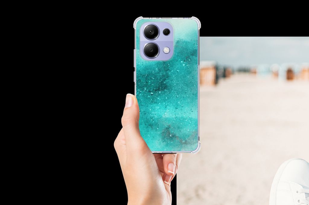 Back Cover Xiaomi Redmi Note 13 4G Painting Blue B2C Telecom