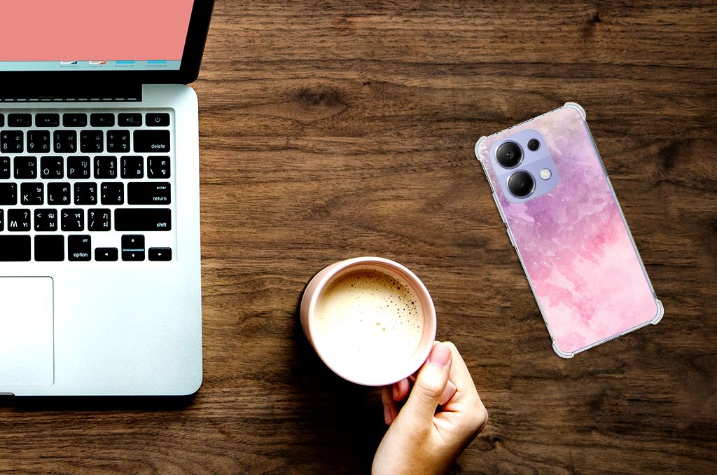 Back Cover Xiaomi Redmi Note 13 4G Pink Purple Paint B2C Telecom