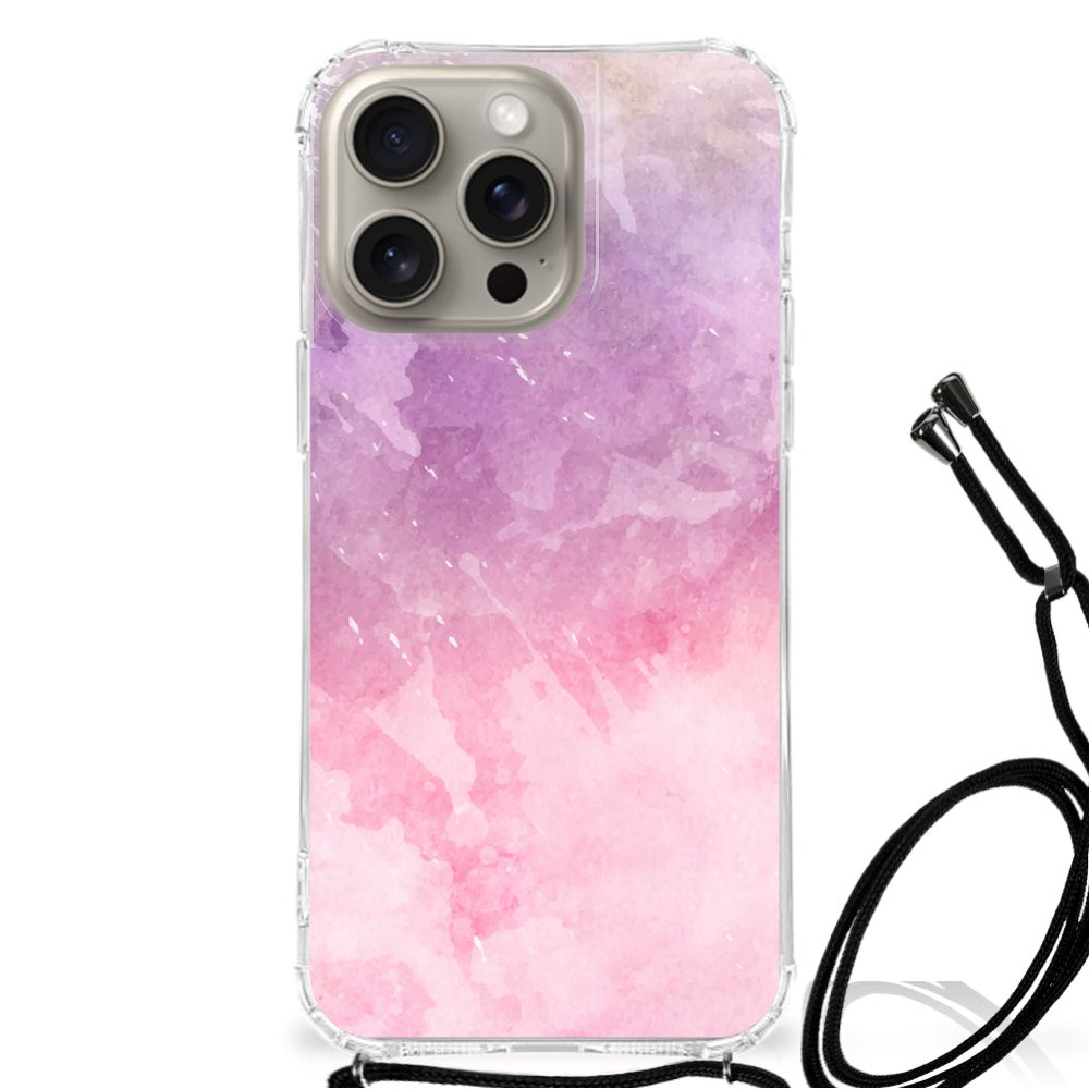 Back Cover iPhone 15 Pro Max Pink Purple Paint B2C Telecom