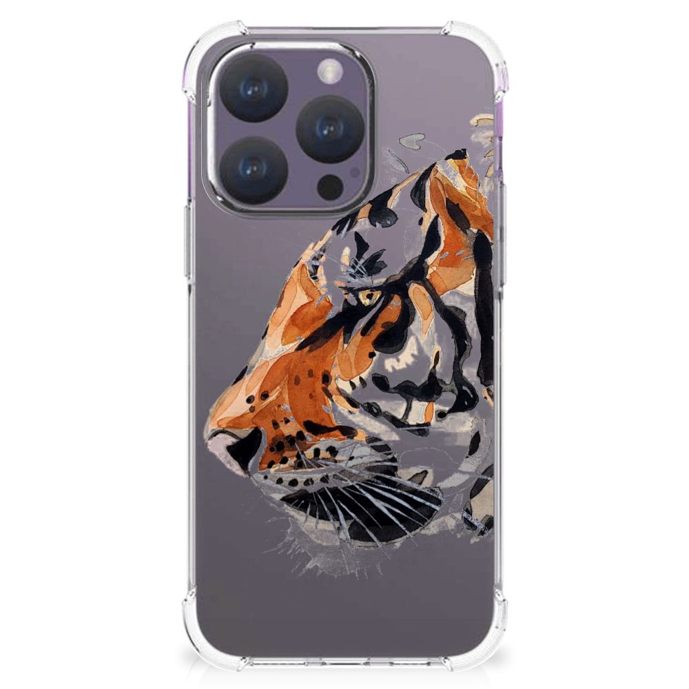 Back Cover iPhone 15 Pro Watercolor Tiger B2C Telecom