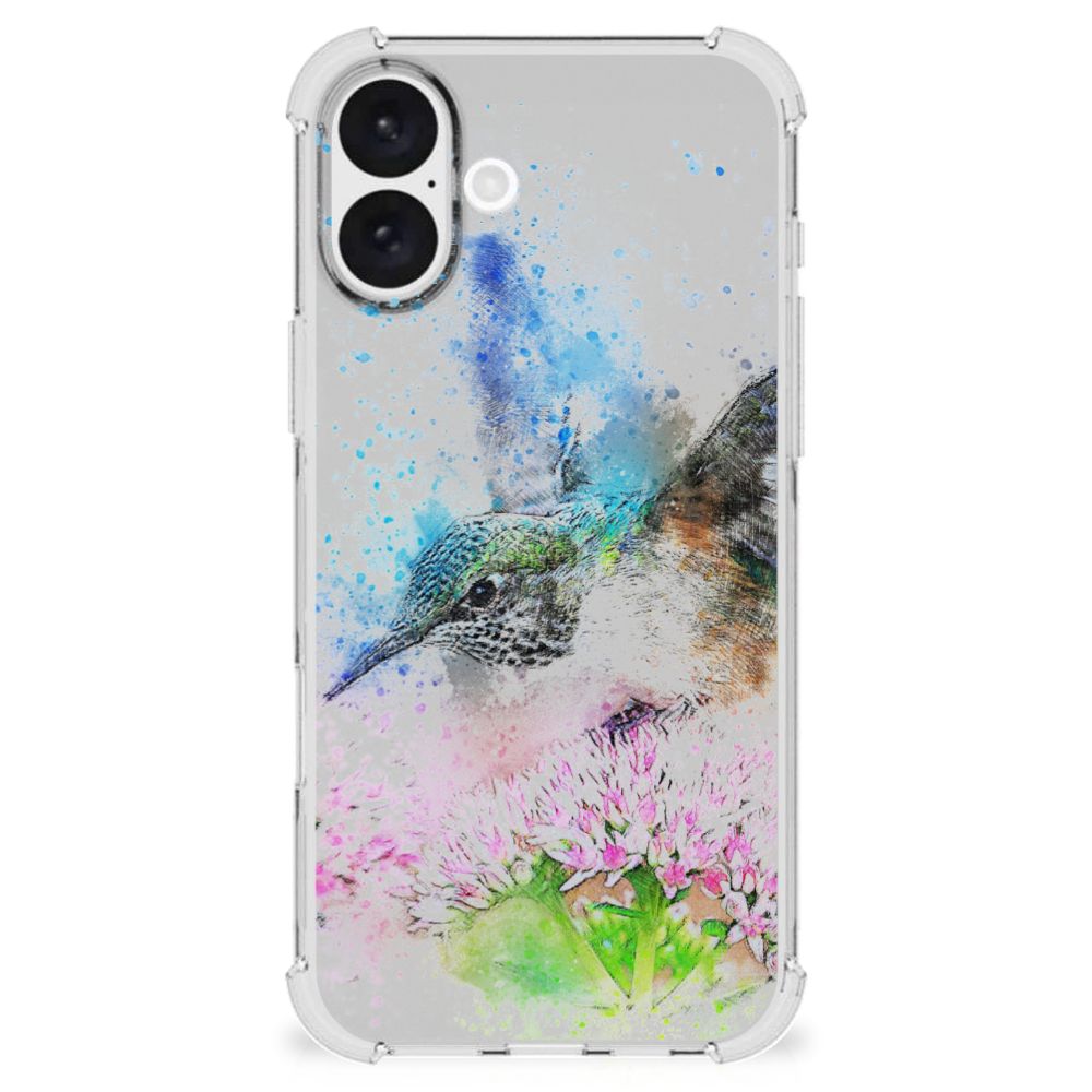 Back Cover iPhone 16 Plus Vogel telefoonhoesje Vogel design voorkant