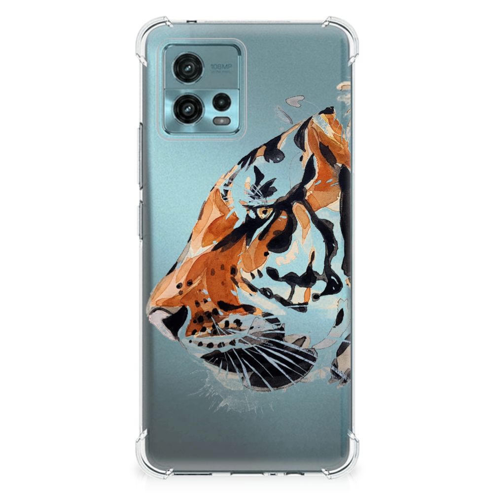Back Cover otorola Moto G72 Watercolor Tiger B2C Telecom