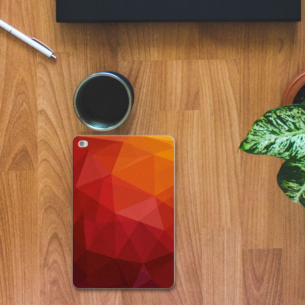 Back Cover voor Apple iPad Mini 4 | Mini 5 (2019) Polygon Red - B2C Telecom