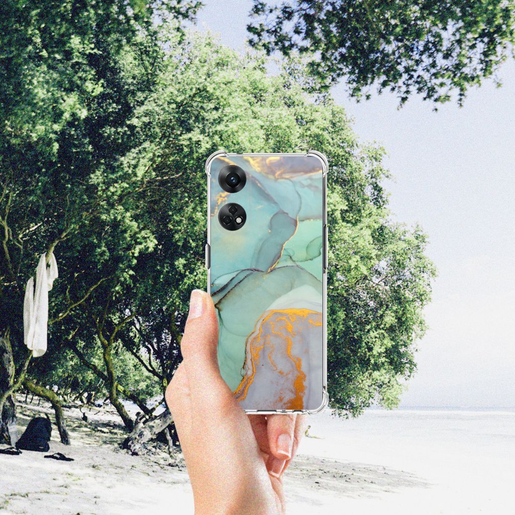 Back Cover voor OPPO Reno8 T 4G Watercolor Mix B2C Telecom