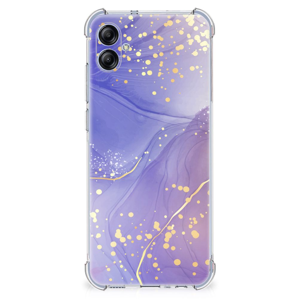 Samsung Galaxy A04e Back Cover Watercolor Paars voorzijde