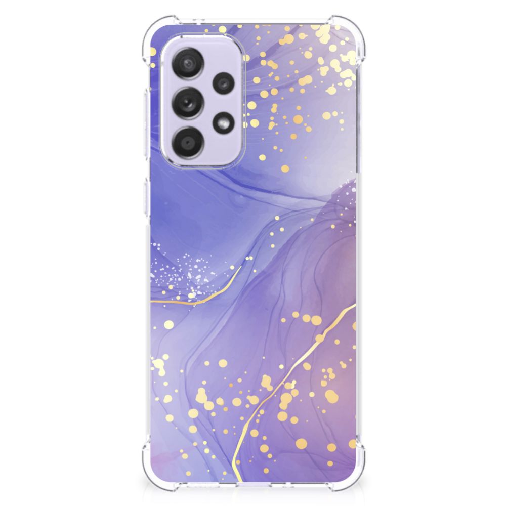 Back Cover voor Samsung Galaxy A33 Watercolor Paars B2C Telecom
