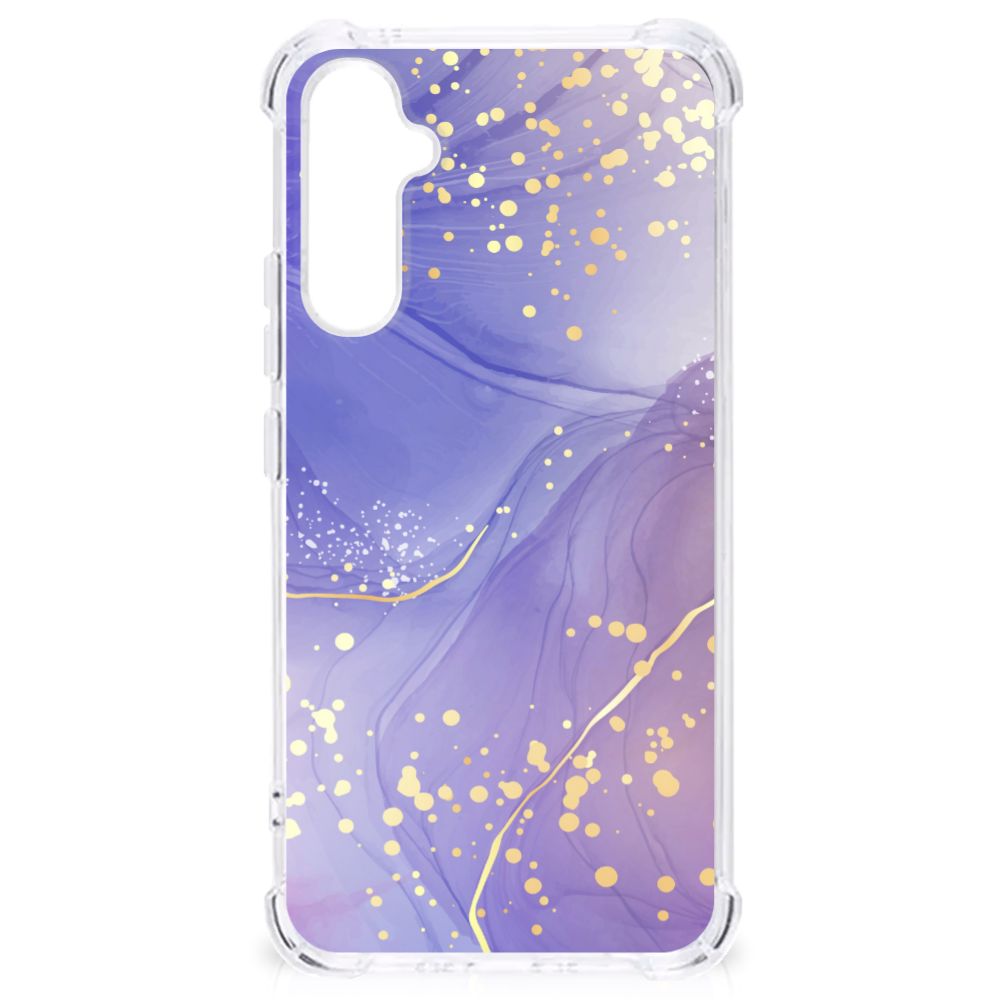 Back Cover voor Samsung Galaxy A34 Watercolor Paars B2C Telecom