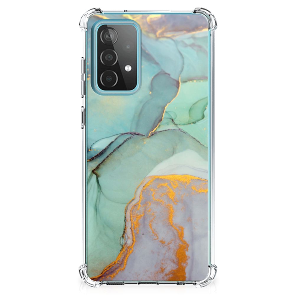 Samsung Galaxy A52 4G/5G Back Cover Watercolor Mix achterkant