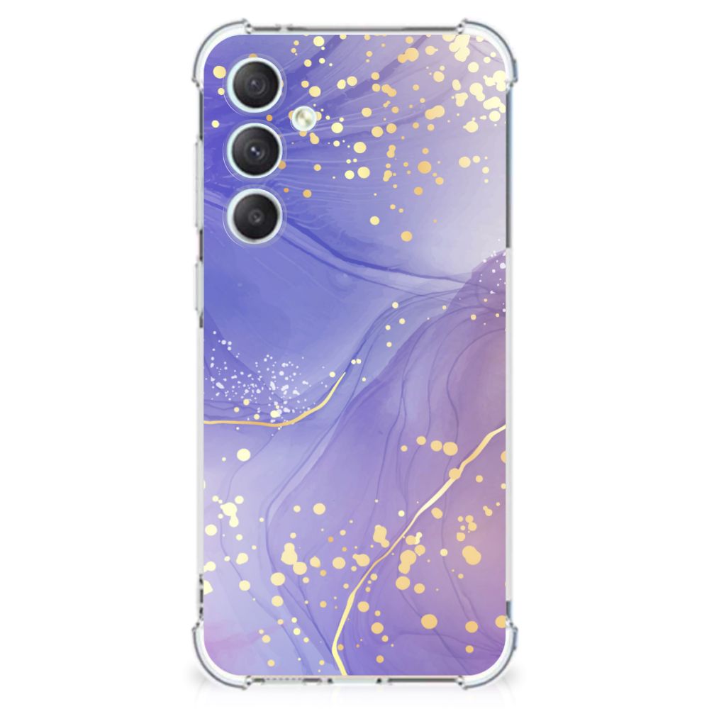 Back Cover voor Samsung Galaxy S23 FE Watercolor Paars B2C Telecom