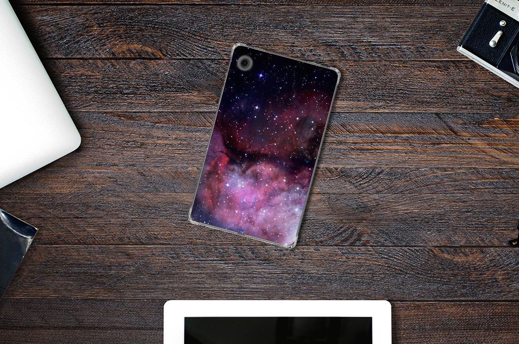 Samsung Galaxy Tab A9 Galaxy Back Cover universum sterren achtergrond