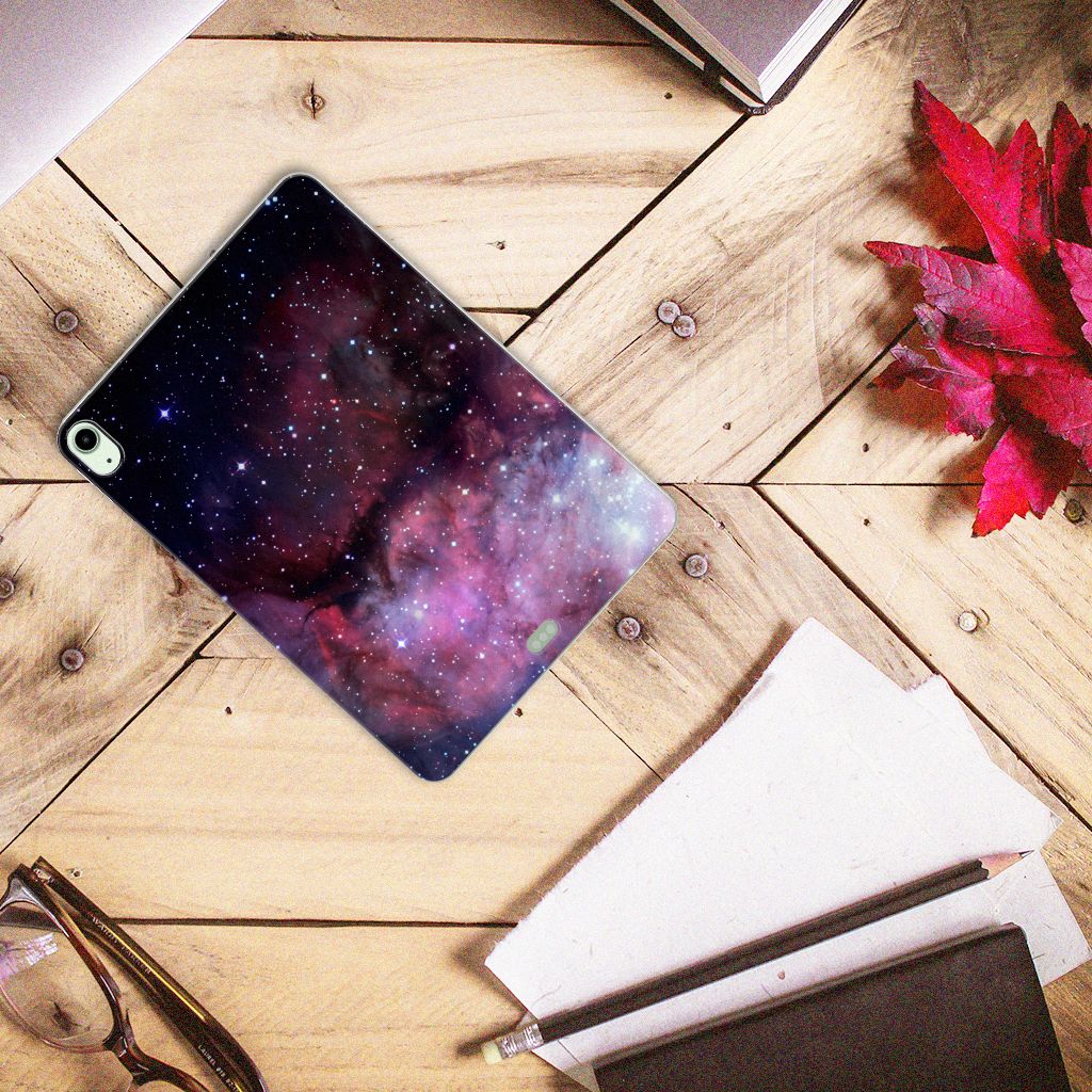 Back Cover voor iPad Air (2020/2022) 10.9 inch Galaxy design heelal aanzicht