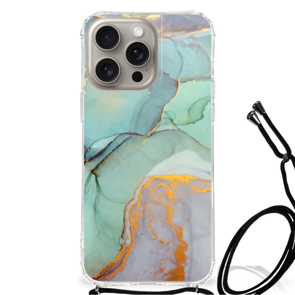 Apple iPhone 15 Pro Max Back Cover Watercolor Mix achteraanzicht