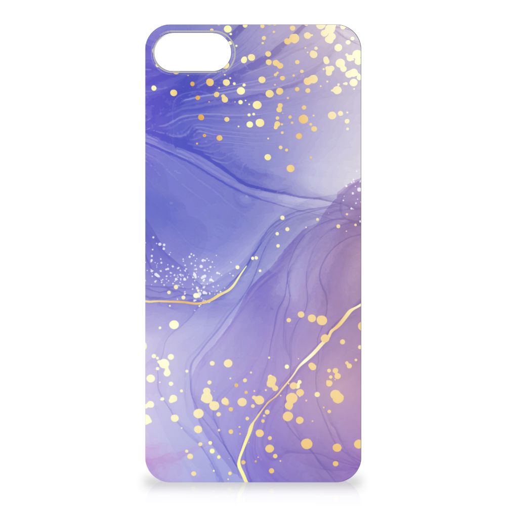 Back Cover voor iPhone SE 2022/2020 | iPhone 8/7 Watercolor Paars B2C Telecom