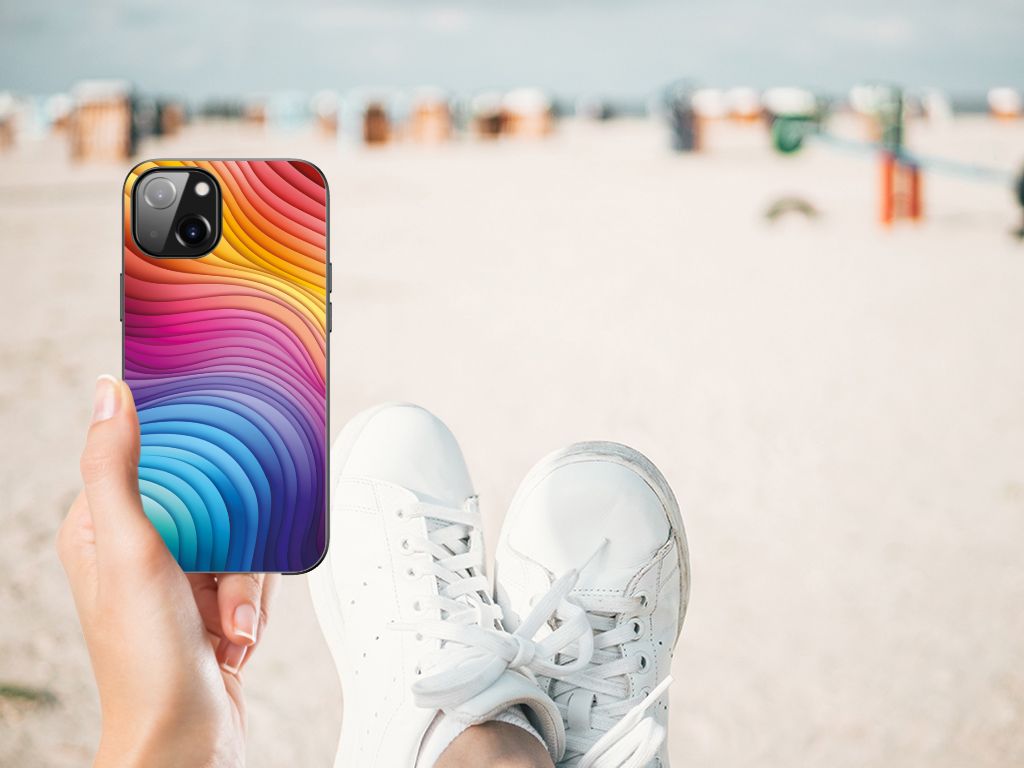 Backcover voor Apple iPhone 13 Regenboog B2C Telecom