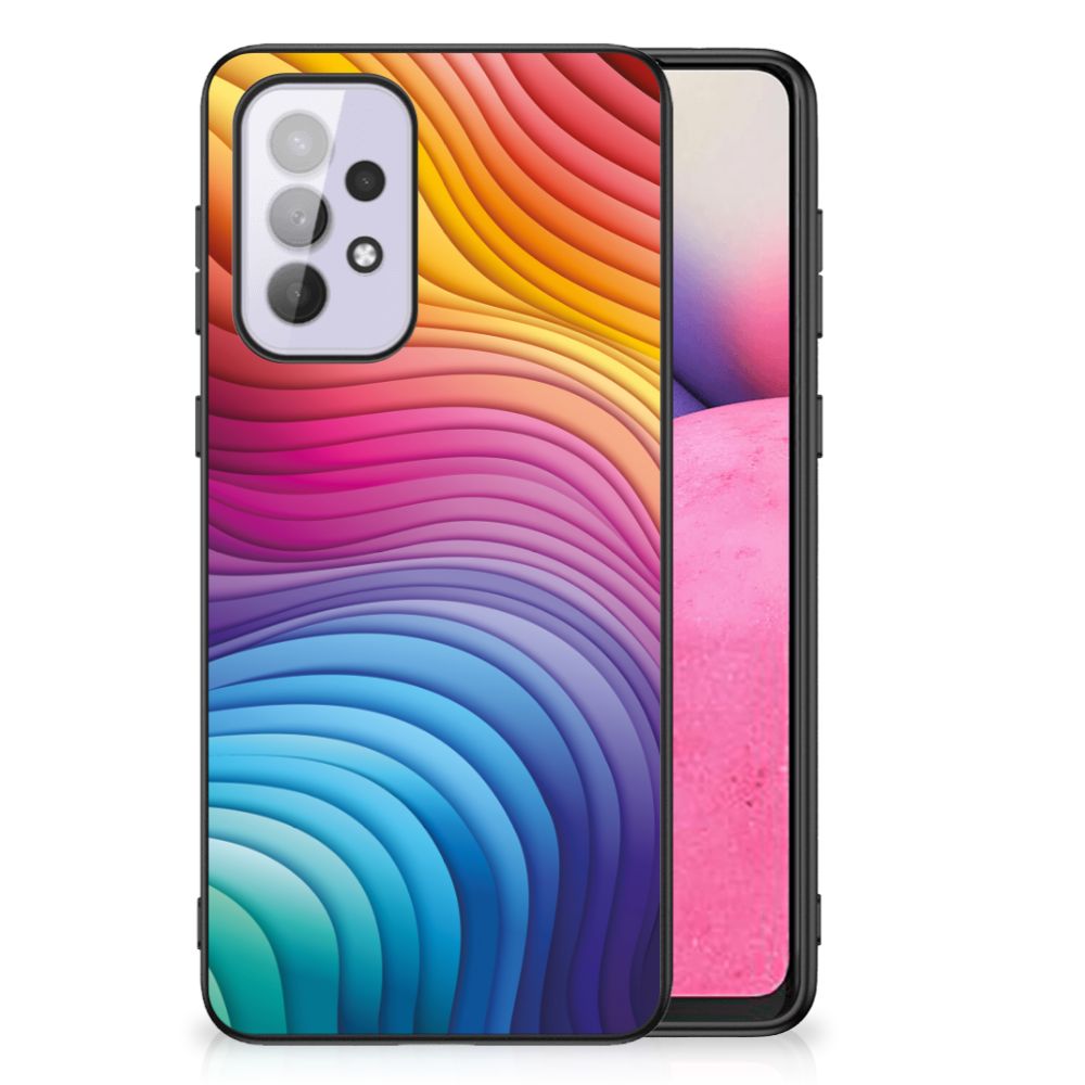 Samsung Galaxy A33 5G Backcover Regenboog voorkant