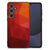Samsung Galaxy S24 FE Backcover Polygon Red achterkant abstracte vormen