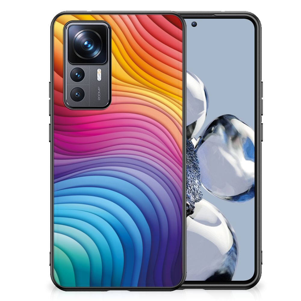 Backcover voor Xiaomi 12T | 12T Pro Regenboog B2C Telecom
