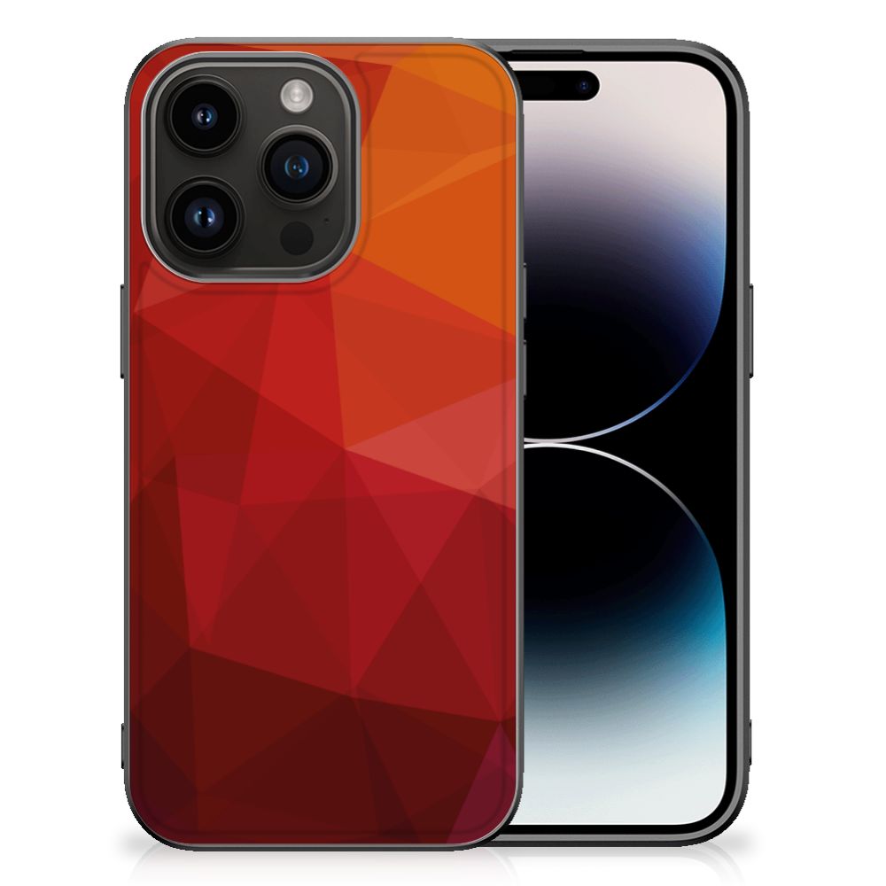 Backcover voor iPhone 15 Pro Polygon Red B2C Telecom