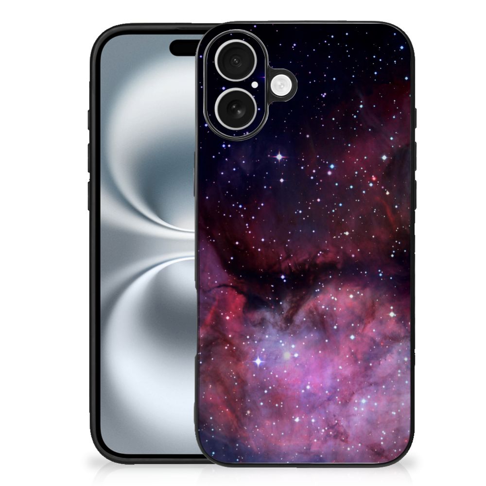 Apple iPhone 16 Plus Backcover voor iPhone 16 Plus Galaxy heelal design voorkant