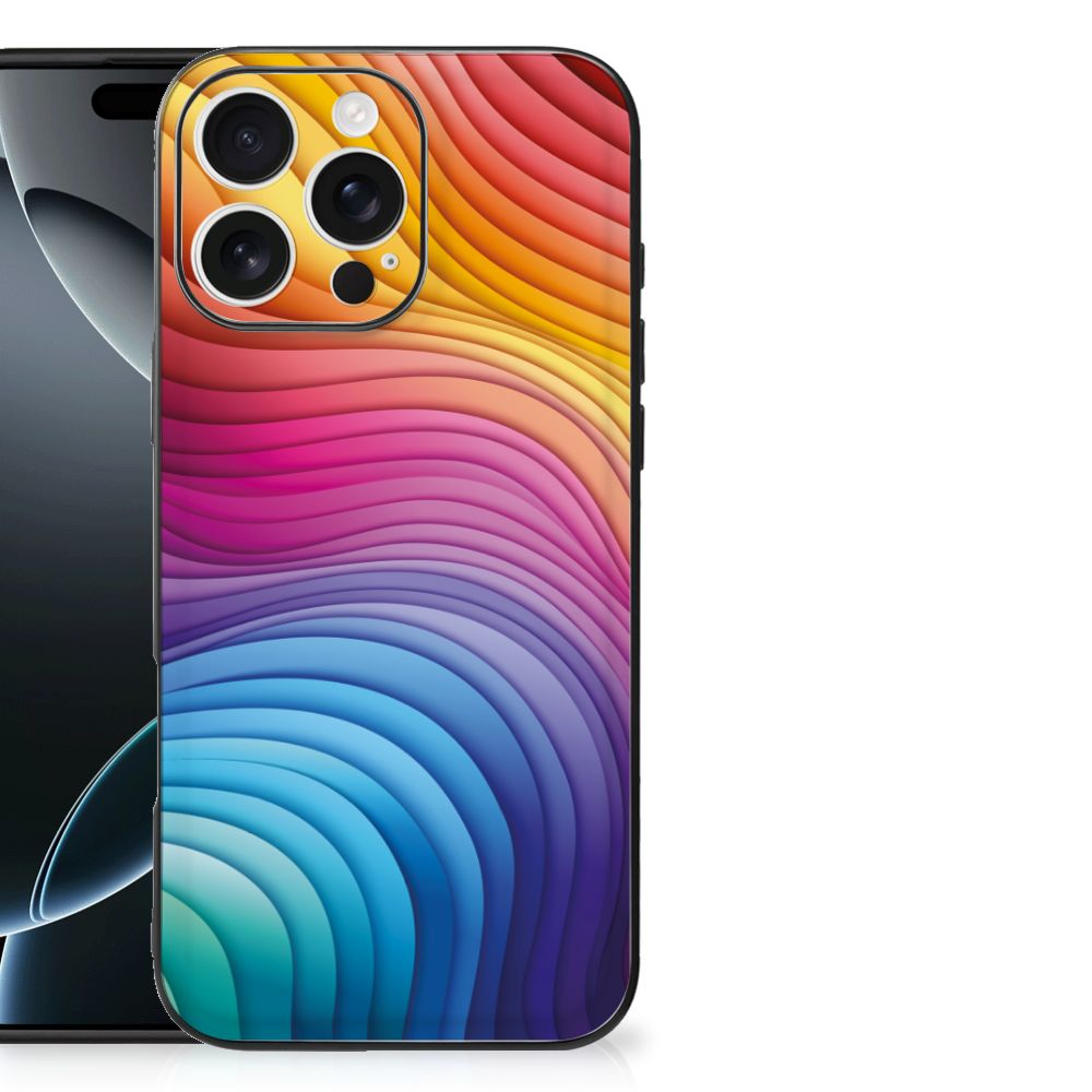 iPhone 16 Pro Max Backcover voor iPhone 16 Pro Max Regenboog aanzicht