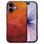 Apple iPhone 17 Beschermhoes Polygon-Red geometrisch patroon aanzicht