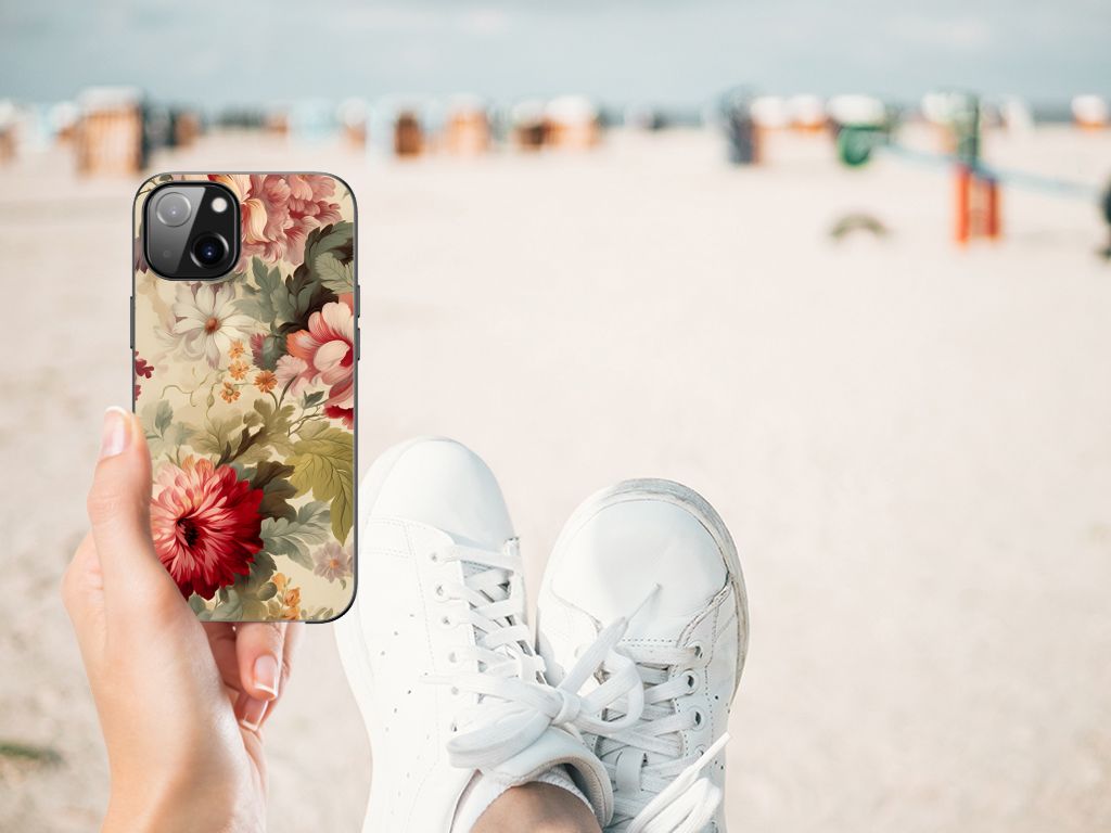 Bloemen Hoesje voor Apple iPhone 13 Bloemen B2C Telecom