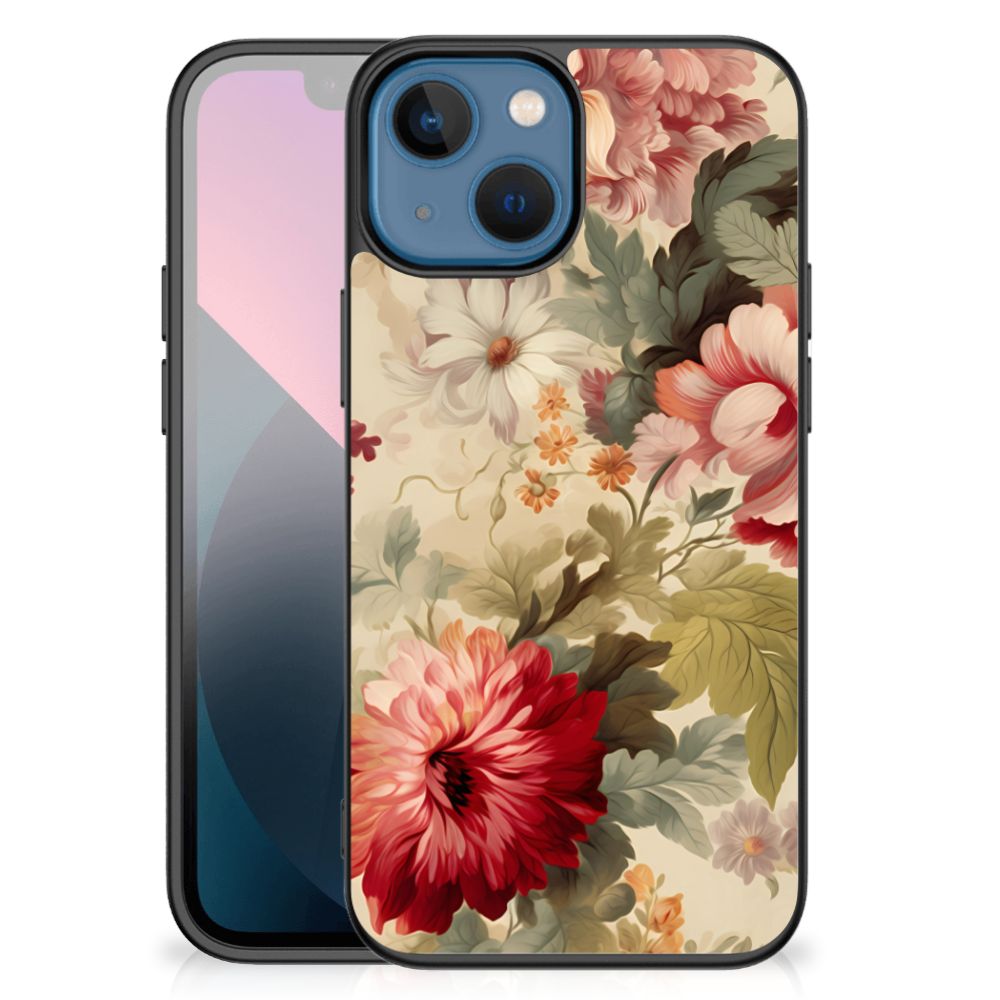 Bloemen Hoesje voor Apple iPhone 13 mini Bloemen B2C Telecom